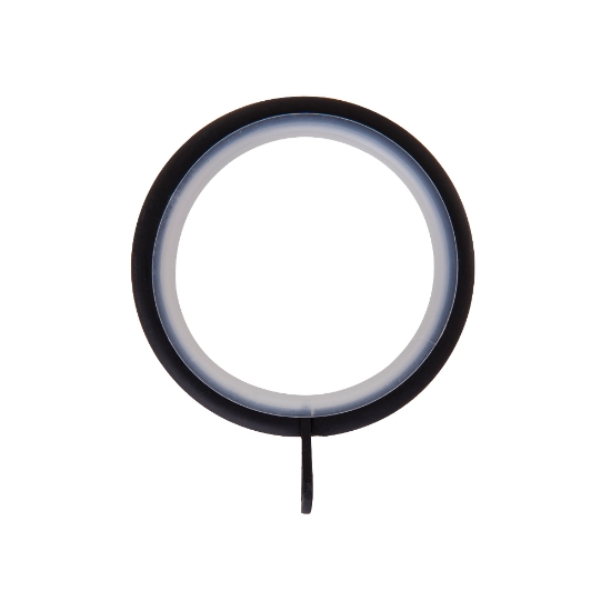 RING M/ØYE 37/48 SORT 10 STK