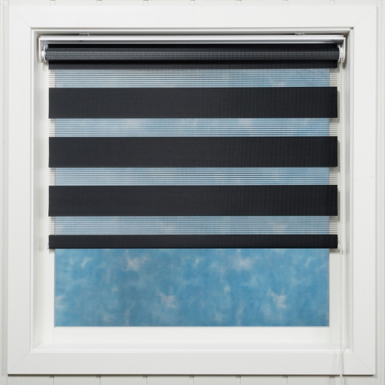 RULLEGARDIN ZEBRA 80CM SORT
