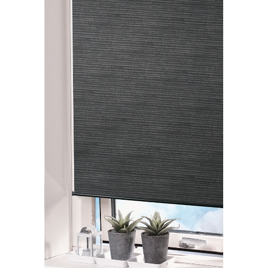 RULLEGARDIN LYSTETT SORT STRIPER